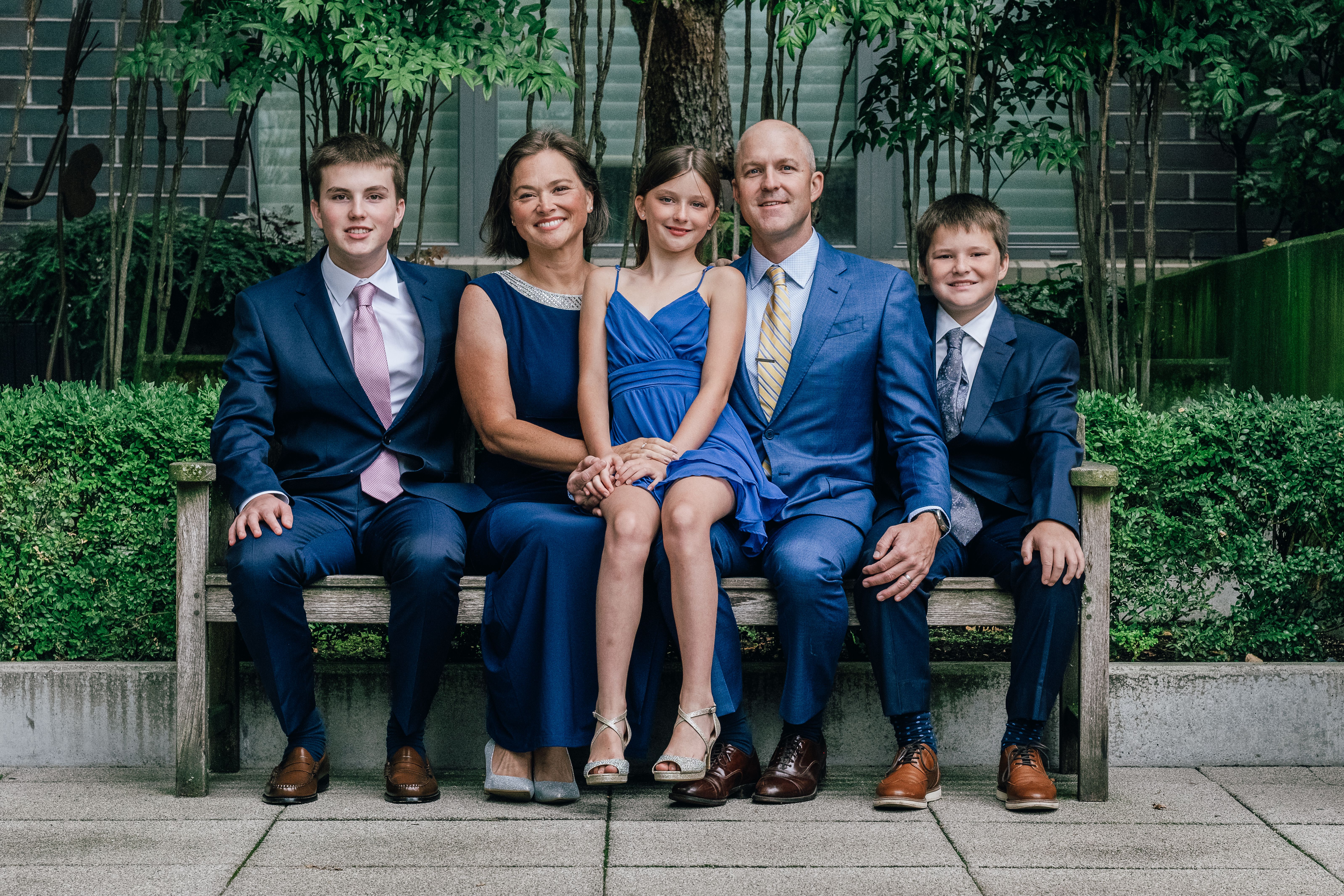 Family portrait session by Katsanes Photography in the Pearl District, Portland Oregon